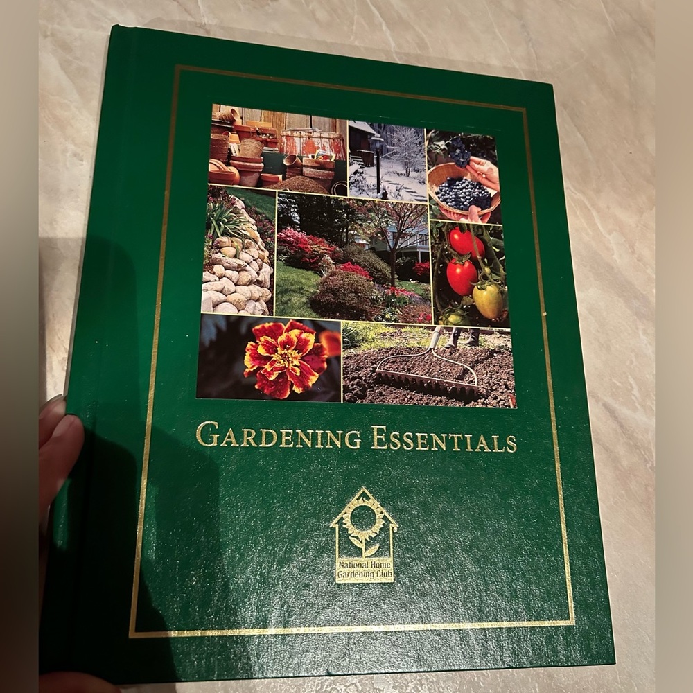 Gardening Essentials hardcover nonfiction book